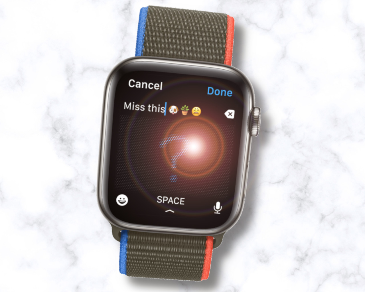 You can now use Handwriting, Dictation, and Emoji in the same message on Apple Watch.

